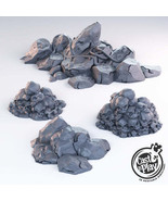 3D Printed Cast n Play - Skulls and Rock Piles 28mm 32mm D&amp;D - $157.12 MXN+
