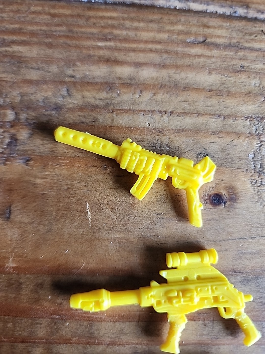 Vintage Gi Joe Dr Mindbender v2 3.75” Cobra ARAH Weapons Lot Yellow Guns Item image 3