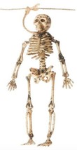 Halloween Scary Skeleton Garland -6&quot; Skeleton Figures Strings Out To 72&quot; New - £7.94 GBP
