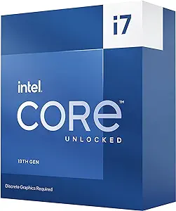 Intel Core i7-13700KF Gaming Desktop Processor 16 cores (8 P-cores + 8 E-cores)  - £426.29 GBP