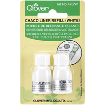 Clover Chaco Liner Refill 2/Pkg-White - £9.79 GBP