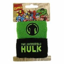 Hulk Green &amp; Black Logo &amp; Silhouette Wristband Set - $11.87