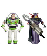 New Toy Story 12.5&quot; Buzz Lightyear and 14&quot; Emperor Zurg Talking Action F... - £39.54 GBP