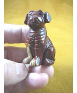 (Y-DOG-SH-716) red SHAR PEI sharpei dog pug JASPER FIGURINE carving love... - €14,91 EUR