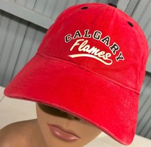Calgary Flames Red Reebok Strapback Baseball Hat Cap - £10.58 GBP
