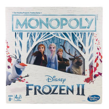 Monopoly Disneys Frozen 2 Edition Board Game by Hasbro Elsa Anna Ages 8+ NEW - £6.70 GBP