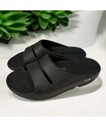 OOFOS OOmega OOahh Recovery Slides Womens Sz 8 39 Black Comfort Sandal S... - $942.26 MXN