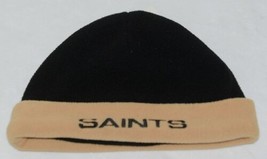 Reebok NFL Licensed New Orleans Saints Fleece Cuffed Winter Cap - £14.38 GBP