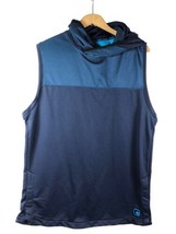 And1 Tank Top Size Large Mens Hoodie Basketball Blue Knit Athletic Wear - $27.80