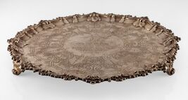 AB Savory &amp; Sons In Argento Sterling 12&quot; Vassoio Dedicato A Rev. Parkin ... - $4,722.20