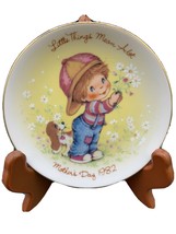 Vintage Little Things 1982 Mother&#39;s Day Plate Avon Gift Collector 5&#39;&#39; - $9.51