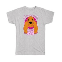 English Cocker Spaniel Cartoon : Gift T-Shirt Dog Pet Animal Cute Funny Canine - £14.42 GBP