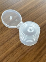 3,500 Flip Caps Bottle Lids, 24-410 Threading, 24mm, 410 Thread, Clear, Ridged - £402.99 GBP