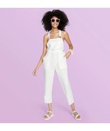 Stoney Clover Lane x Target NWT White Linen Blend Cropped Overalls Size 2XL - £30.35 GBP