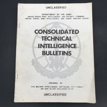 Army Consolidated Technical Intelligence Bulletin Unclassified - £24.12 GBP
