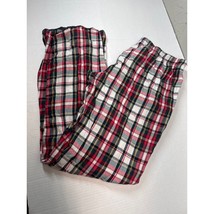 Victoria&#39;s Secret Pajama Pants Red Black White Plaid Elastic Waist Women... - $471.14 MXN