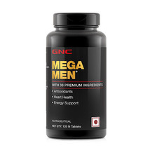 GNC Mega Men 50 Plus - 120 Tablets Herbal  + FREE DELIVERY - $98.98