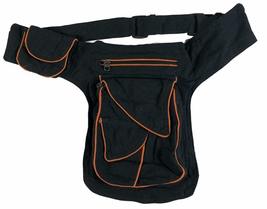 Terrapin Trading Ltd Mens Cotton Hip Waist Belt Bum Bag Bumbag Travel Money Belt - £13.47 GBP