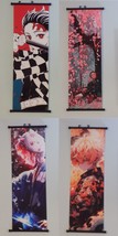 4 Japanese Anime Art Print Wall Hanging Scroll Decor Female Warrior Sexy Lot - £77.40 GBP