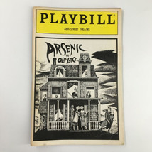 1986 Playbill Forty-Sixth Theatre Vol 86 #7 Abe Vigoda in Arsenic and Old Place - £10.96 GBP