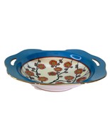 Noritake Lusterware Octagonal Bowl Cut Out Tab Art Deco Floral 9&quot; x 2&quot; V... - £36.77 GBP