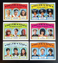 1980s Film Stars: Complete Set of 6 Custom-Designed Art Trading Cards - £16.05 GBP