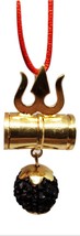 Trishul 5 Mukhi Necklace Black Rudraksha Five Face Taweez Vial Pendant R... - £10.01 GBP
