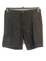 Men&#39;s Black Urban Outfitters Flat Front Short. Size 32. 98% Cotton/ 2% S... - $24.38 CAD