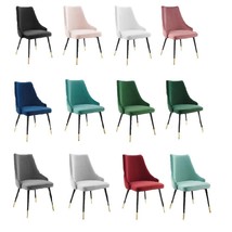 Modern Stain-Resistant Velvet Accent Dining Side Chair Button Tufted – 12 colors - £75.02 GBP+