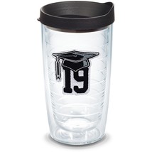 Tervis Graduation Cap 2019 with Emblem 16 oz. Tumbler W/ Lid Cup NEW - £8.78 GBP