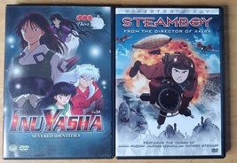 Steamboy Director&#39;s Cut Exclusive Illustration Postcard &amp; InuYasha Vol 24 DVD&#39;s - £7.98 GBP