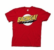 NEW Ripple Junction Big Bang Theory Bazinga Adult T-Shirt BTAS1010 Size Small   - £17.92 GBP