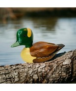 Creations By Cranford Vtg 10” Bafflehead Duck Handpainted Wood Decoy Dis... - $62.86 CAD