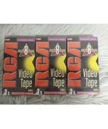 NEW Lot of 3 RCA T-160 VHS Blank Video Tape Recordable 8hrs Standard Grade - £13.19 GBP