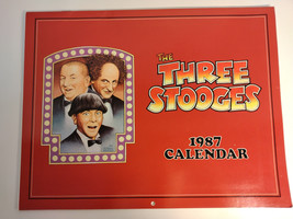 The Three Stooges 1987 and 1988 Calander Bundle Vintage Featurin Curly Larry Moe - £27.10 GBP