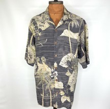 Tommy Bahama Size XL Button Up Shirt 100% Silk Aloha Hawaiian - £22.47 GBP
