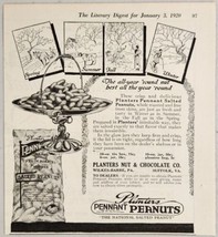 1920 Print Ad Planters Pennant Peanuts & Chocolate Wilkes-Barre,PA Suffolk,VA - $13.48