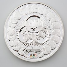 2000 $5 SYDNEY AUSTRALIA OLYMPICS 1 OZ. .999 SILVER PROOF COIN - £62.31 GBP