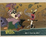 Aaahh Real Monsters Trading Card 1995  #19 Who’s Scaring Who - $1.97