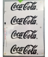 Coca-Cola® Logo Modern Preproduction Advertising Art Work Black White Fo... - £15.04 GBP