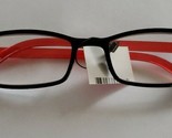 Plastic Framed Reading Eye Glasses ~ Black/Red Color Frame ~ +3.25 Stren... - $14.96