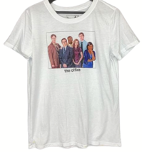 The Office Womens XL T Shirt White Dunder Mifflin Group Jim Pam Dwight M... - $350.87 MXN