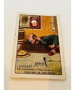 Postcard vtg antique ephemera Post Card Drunk Jail Again Hobo rye whiske... - £15.55 GBP