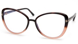 NEW TOM FORD TF5907-B 056 Havana Eyeglasses Frame 55-15-140mm B48mm Italy - £149.40 GBP