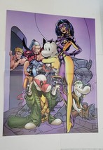 Bone Poster by Jim Lee! w/ WildC.A.T.S. Jeff Smith Cartoon Books Movie T... - £23.42 GBP