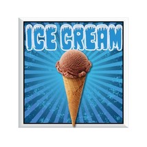 Ice Cream DECAL (Choose Your Size) Concession Food Truck Vinyl Sign Sticker - $6.88+