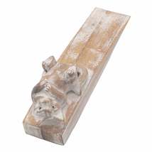 Hand Carved Doorstop - Kitten - £10.14 GBP