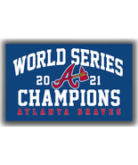 Atlanta Braves World Series Champions Flag 90x150cm 3x5ft Baseball Banner - €13,07 EUR