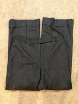 Ann Taylor Womens Pants Size 9 Black Dark Gray Modern Fit Career - £8.88 GBP