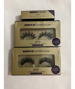 Dito Magnetic #D Faux Mink Eyelash Eyelashes Set With Magnetic Eyeliner - £23.55 GBP
